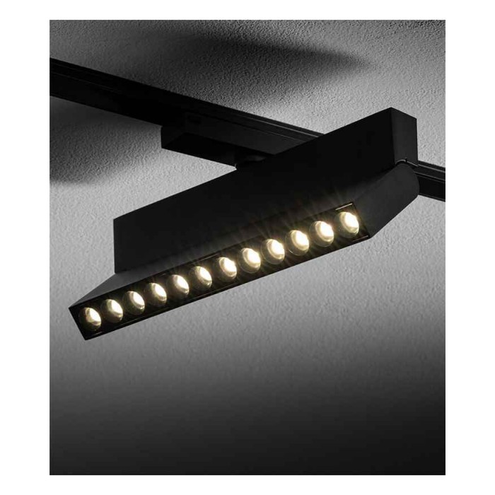 Магнитный трековый светильник Nowodvorski 11338 UT-LVM Focus Out LED 12W 4000K 1000Lm IP20 черный