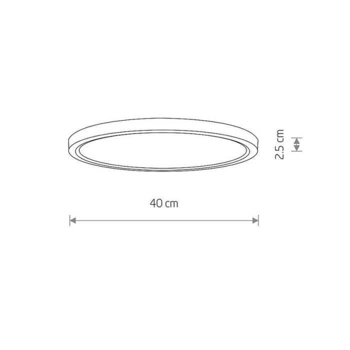 Потолочный светильник Nowodvorski 11358 Multi Led 18W/24W/30W 3000-6000K IP20 белый