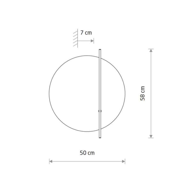 Бра, настенный светильник Nowodvorski 11432 Sunset D LED-модуль 1x7W 3000K 65Lm IP20 коричневый