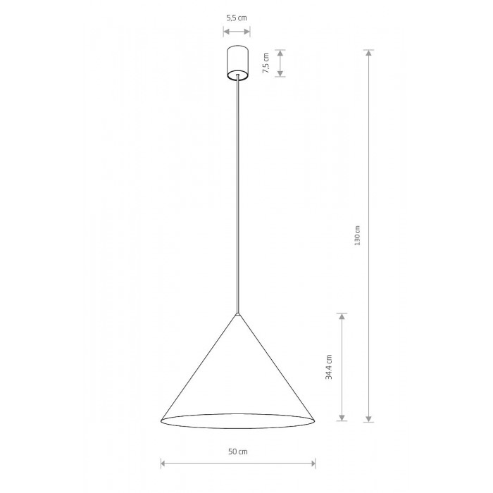 Подвесной светильник, люстра Nowodvorski 11484 Zenith L GU10 1x20W IP20 светло-синий