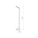 Светильник столбик уличный Nowodvorski 11540 Slim LED 1x7W 3000K 450Lm IP54 черный
