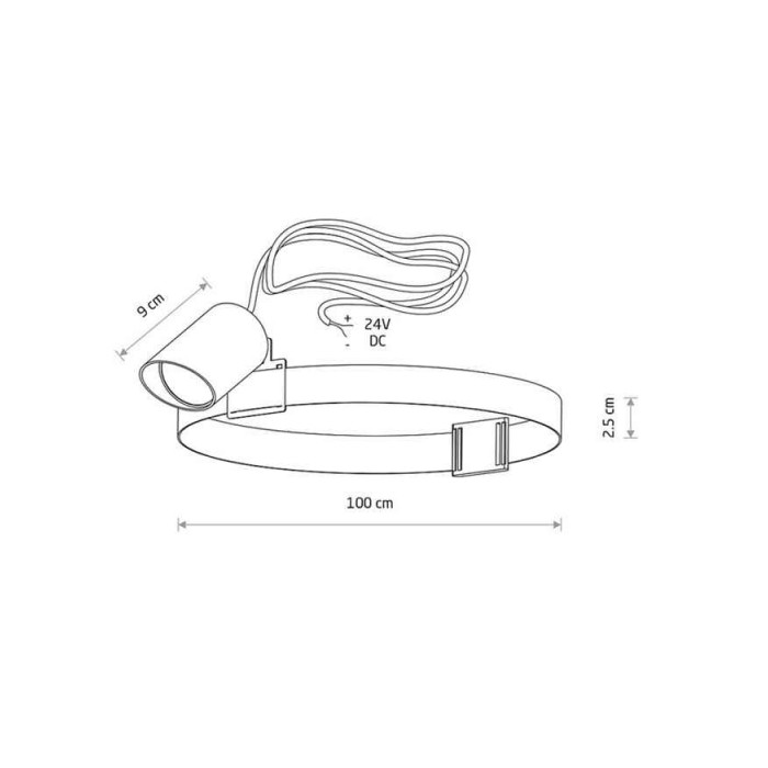 Світильник вуличний ландшафтний Nowodvorski 11543 Rumi LED 1x7W 3000K 320Lm IP54 чорний