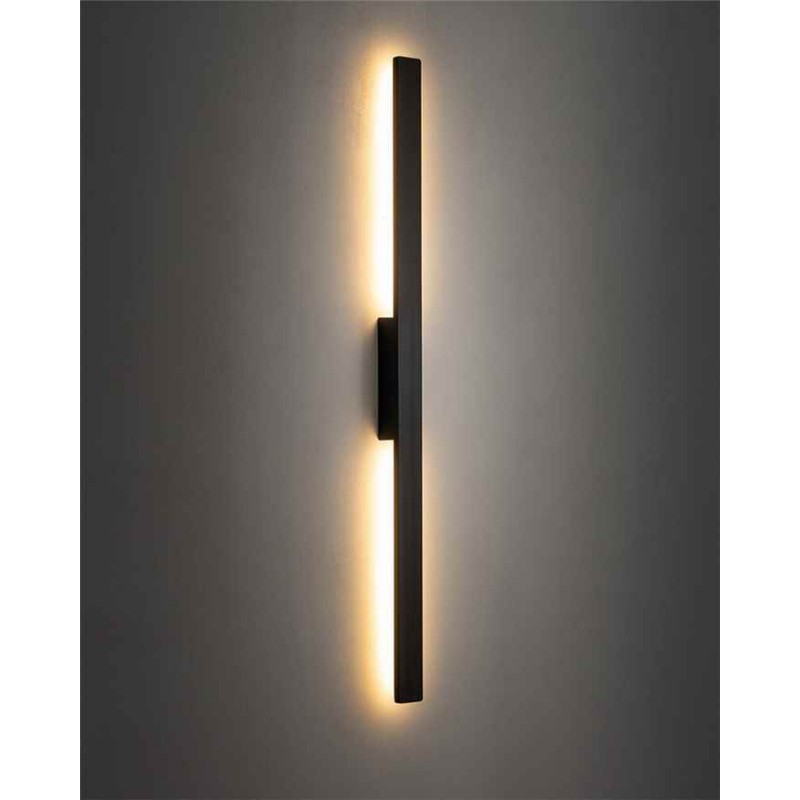 Настенный уличный светильник Nowodvorski 11555 Demi LED M 1x18W 3000K 1200Lm IP54 черный