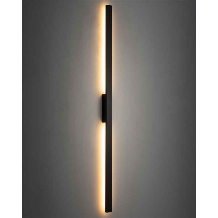 Светильник настенный уличный Nowodvorski 11558 Demi LED L 1x24W 3000K 1500Lm IP54 черный Светильник настенный уличный Nowodvorski 11558 Demi LED L 1x24W 3000K 1500Lm IP54 черный