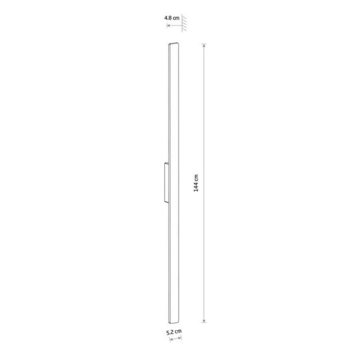 Светильник настенный уличный Nowodvorski 11558 Demi LED L 1x24W 3000K 1500Lm IP54 черный Светильник настенный уличный Nowodvorski 11558 Demi LED L 1x24W 3000K 1500Lm IP54 черный
