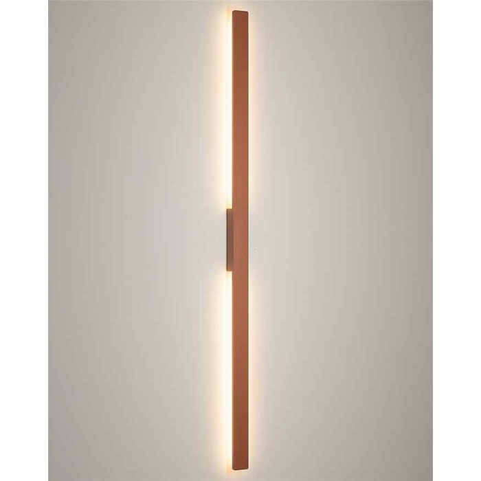 Светильник настенный уличный Nowodvorski 11561 Demi LED L 1x24W 3000K 1500Lm IP54 кирпичный Светильник настенный уличный Nowodvorski 11561 Demi LED L 1x24W 3000K 1500Lm IP54 кирпичный