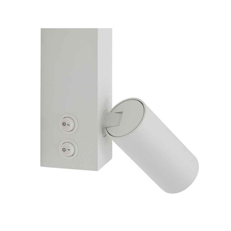 Настенный светильник Nowodvorski 11578 Easy Left GU10 MR11 10W + LED 11W 3000K 450Lm IP20 Белый