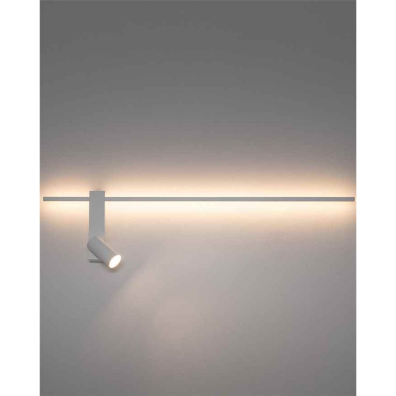 Настенный светильник Nowodvorski 11578 Easy Left GU10 MR11 10W + LED 11W 3000K 450Lm IP20 Белый