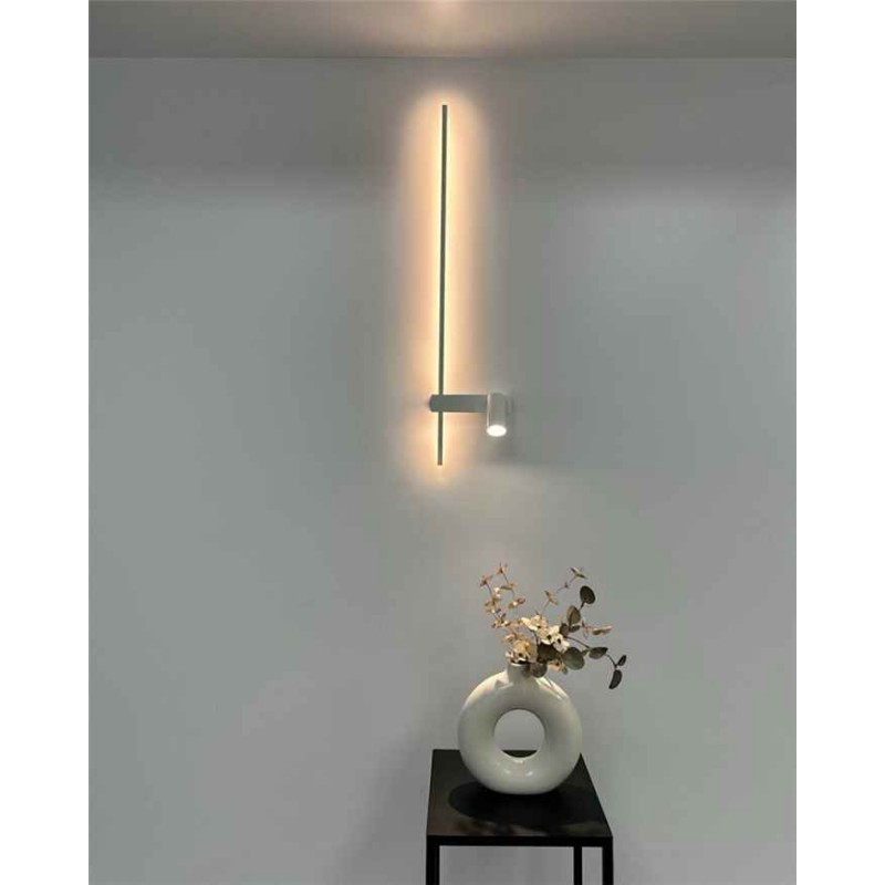 Настенный светильник Nowodvorski 11578 Easy Left GU10 MR11 10W + LED 11W 3000K 450Lm IP20 Белый