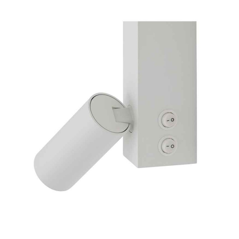 Настенный светильник Nowodvorski 11580 Easy Right GU10 MR11 10W + LED 11W 3000K 450Lm IP20 Белый