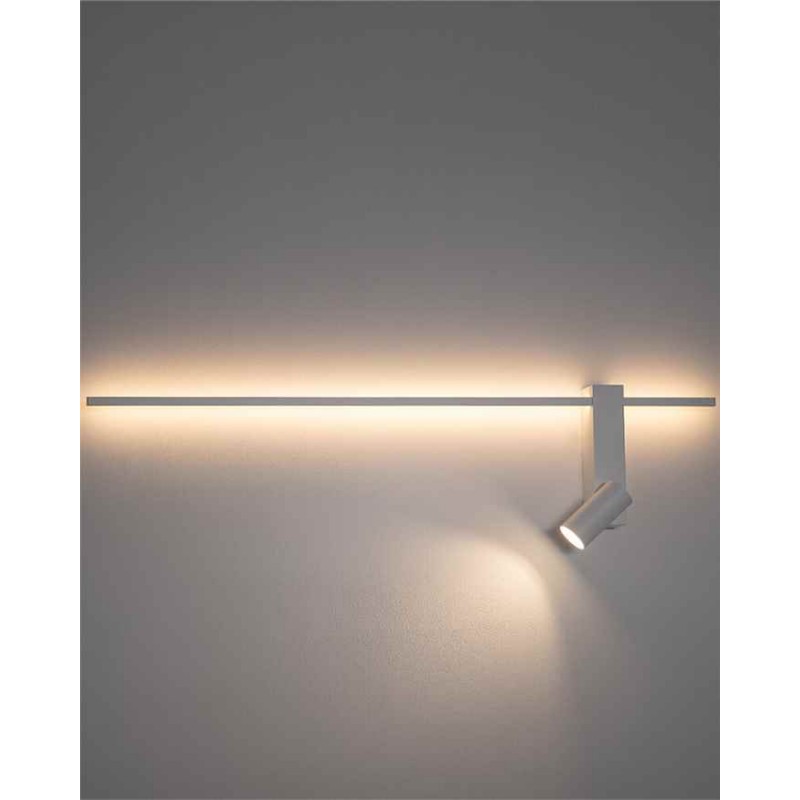 Настенный светильник Nowodvorski 11580 Easy Right GU10 MR11 10W + LED 11W 3000K 450Lm IP20 Белый