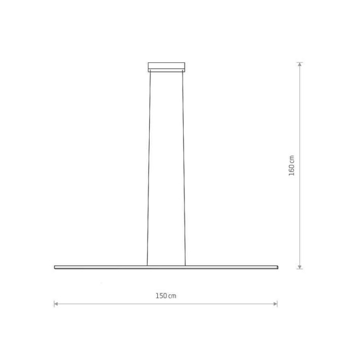Подвесной светильник, люстра Nowodvorski 11581 Bar LED M 1x32W 3000K 2000Lm IP20 Белый