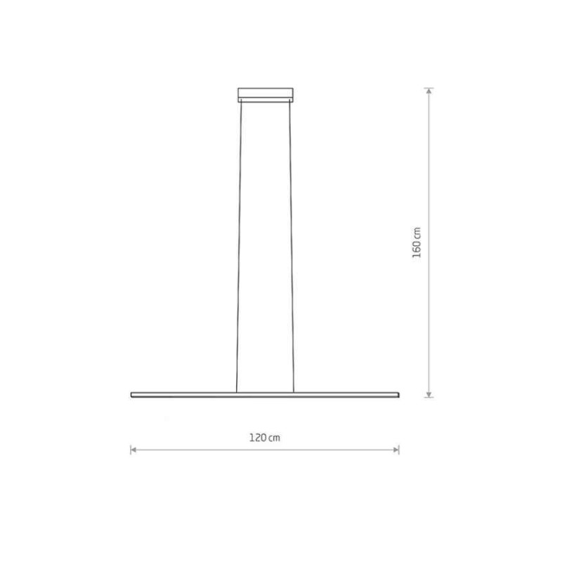 Люстра Nowodvorski 11584 Bar LED S 1x27W 4000K 1800Lm IP20 Біла