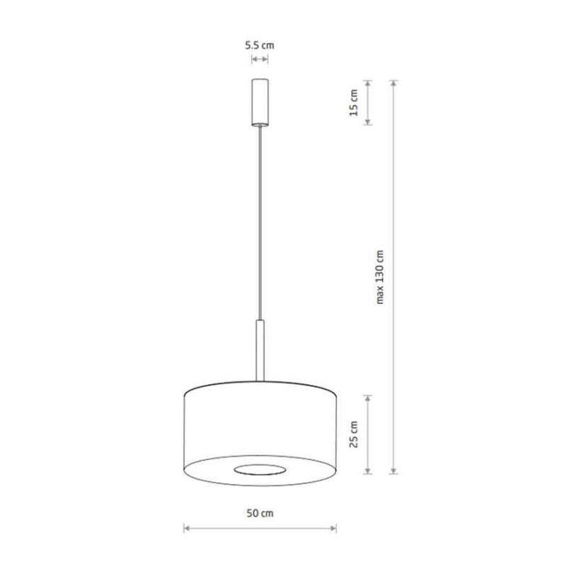 Подвесной светильник, люстра Nowodvorski 11659 Amarela M E27 1x25W IP20 графитовый