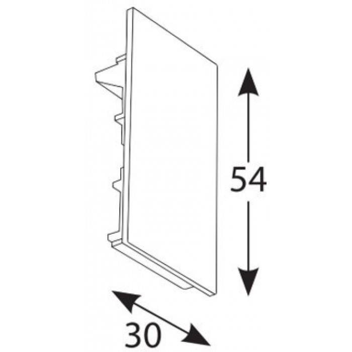 Заглушка - LTX 06.R/SECAP.WH In_Line End Cap R/S