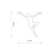 Декоративна ручка для регулювання кабелю Nowodvorski 11794 Acrobat чорна