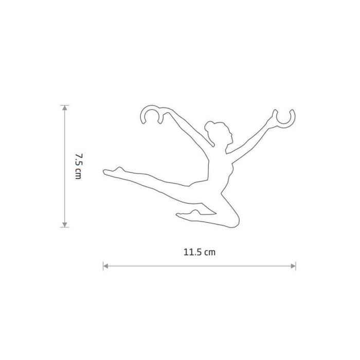 Декоративная ручка для регулировки кабеля Nowodvorski 11798 Ballerina черная