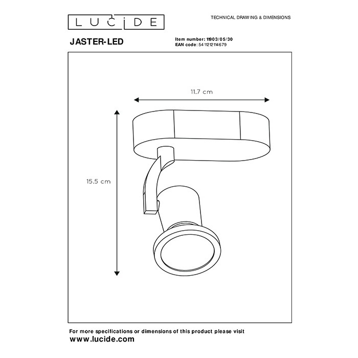 Спот Lucide 11903/05/30 Jaster