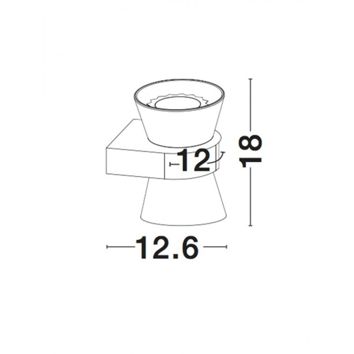 Бра - Nova Luce 1300301312 Boccale