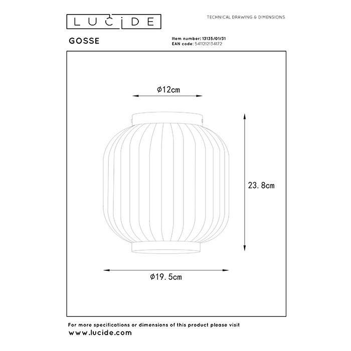 Люстра Lucide 13135/01/31 Gosse