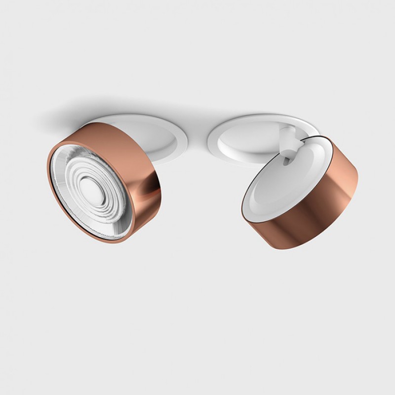 Точечный светильник LTX 01.9533.14.940.WH + SOL RING COPPER Sol In