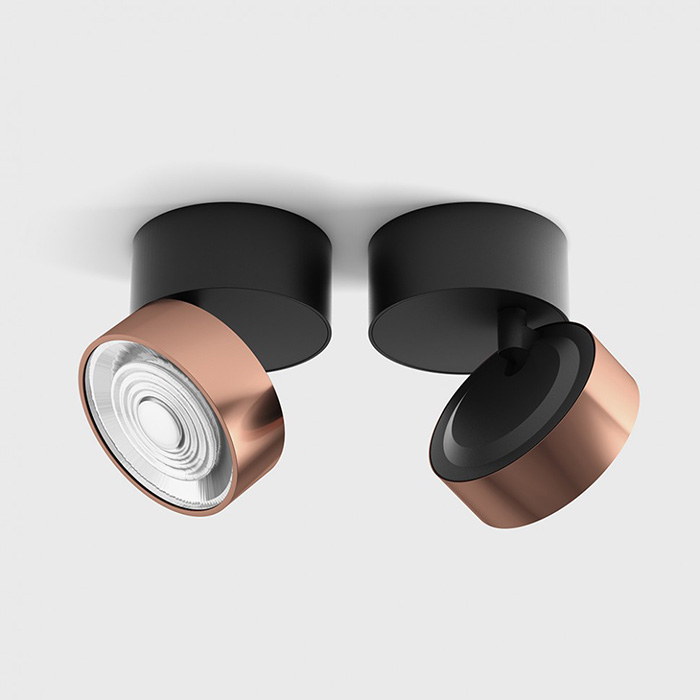 Точковий світильник LTX 02.9533.14.930.BK + SOL RING COPPER Sol Surf
