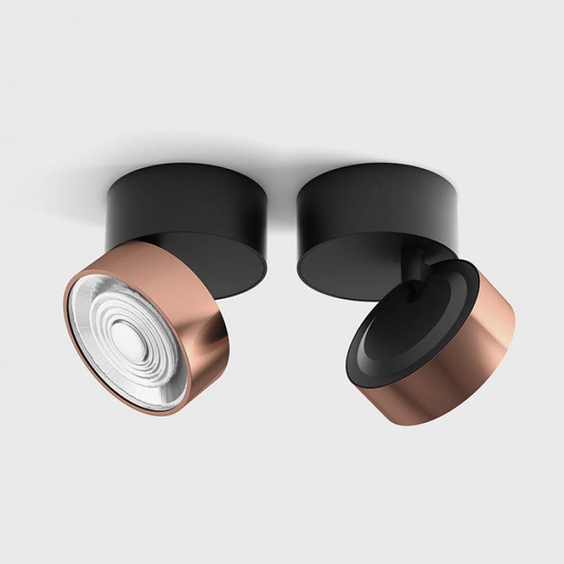 Точечный светильник LTX 02.9533.14.930.BK + SOL RING COPPER Sol Surf