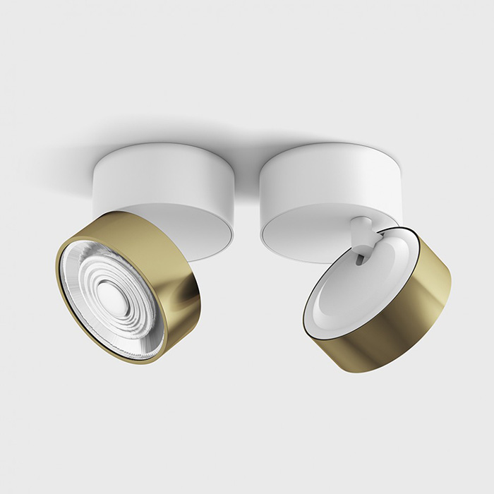 Точковий світильник LTX 02.9533.14.930.WH + SOL RING BRASS Sol Surf