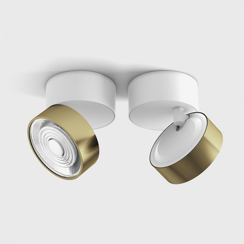 Точковий світильник LTX 02.9533.14.930.WH + SOL RING BRASS Sol Surf