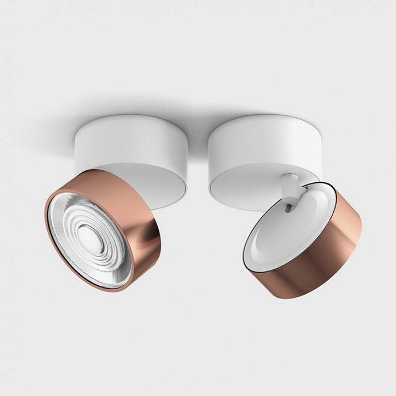Точечный светильник LTX 02.9533.14.930.WH + SOL RING COPPER Sol Surf