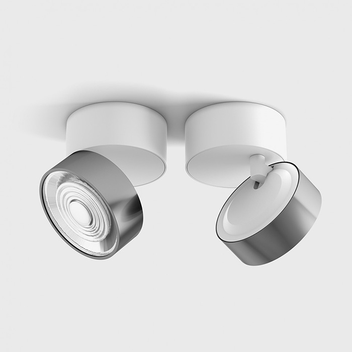 Точковий світильник LTX 02.9533.14.930.WH + SOL RING CHROME Sol Surf