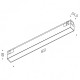 Светильник линейный LTX IN_LINE LINEA 407, L407mm, W24, 5mm, H48mm, LED 11W, 3000К, DIM DALI, белый (06.4070.11.930.DALI.WH)