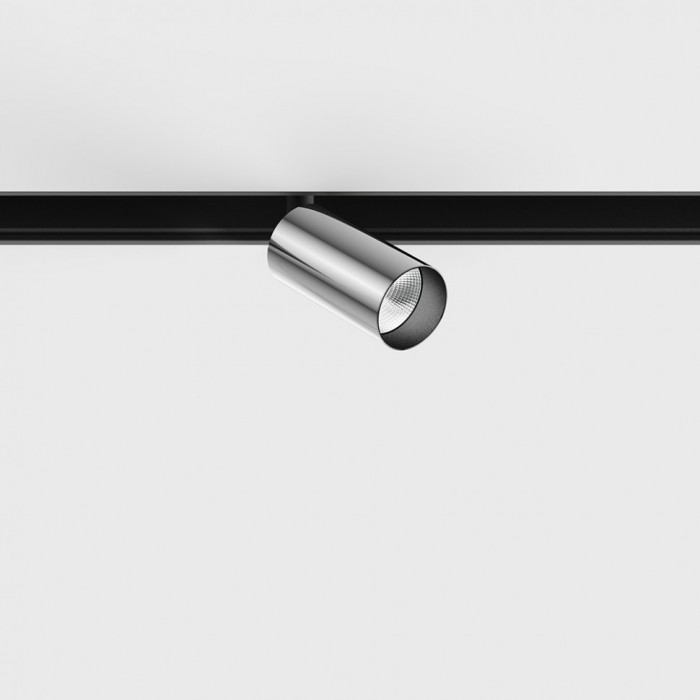 Світильник прожекторний LTX IN_LINE TUB S A 60, D30mm, H60mm, LED 5.4W, 3000К, хром/чорний (06.0361.8.930.CR/BK)