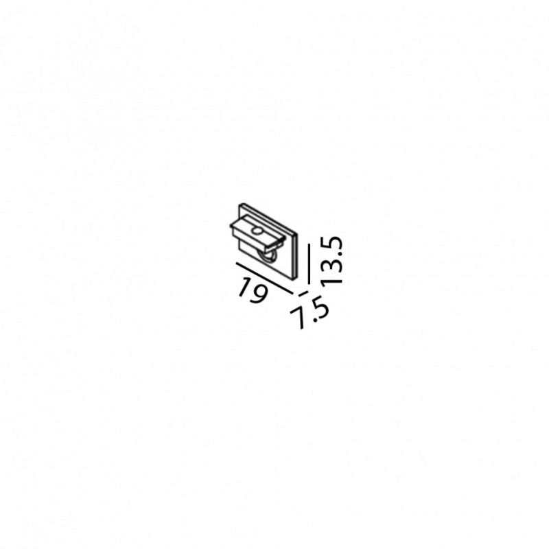 Заглушка - LTX 07.R/SECAP.BK Mini_Line 42 End Cap R/S