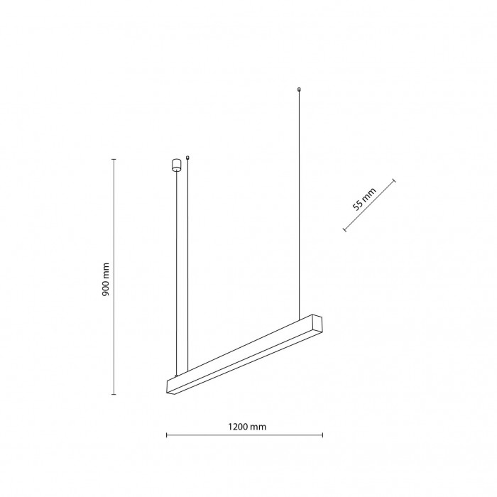 Підвісний світильник TK Lighting 18173, 40 Вт, 2634 лм, 3000К-6000К