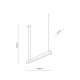 Подвесной светильник TK Lighting 18174, 40 Вт, 2634 лм, 3000К-6000К