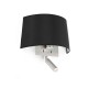Бра - Faro 20024 Volta Black wall lamp with reader