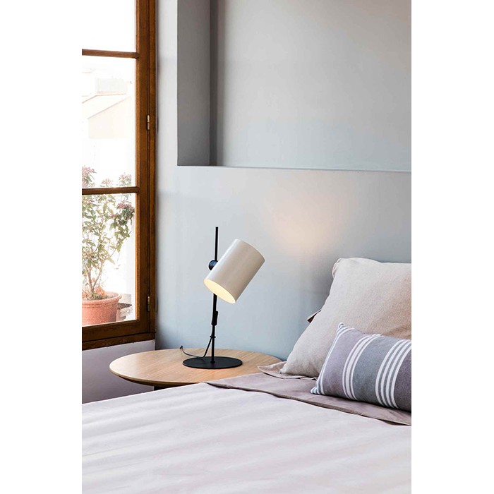 Настольная лампа Faro 20033-80 Guadalupe Black/beige table lamp