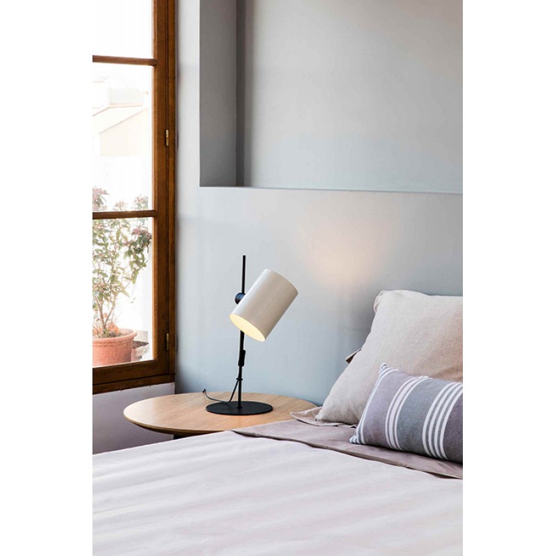 Настольная лампа Faro 20033-80 Guadalupe Black/beige table lamp