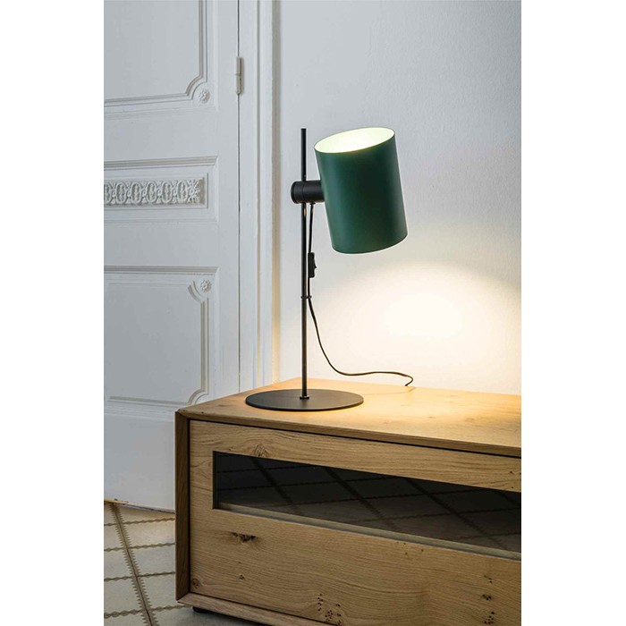 Настольная лампа Faro 20033-81 Guadalupe Black/green table lamp