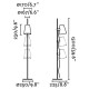 Торшер - Faro 20034-88 LUPE Black/beige floor lamp