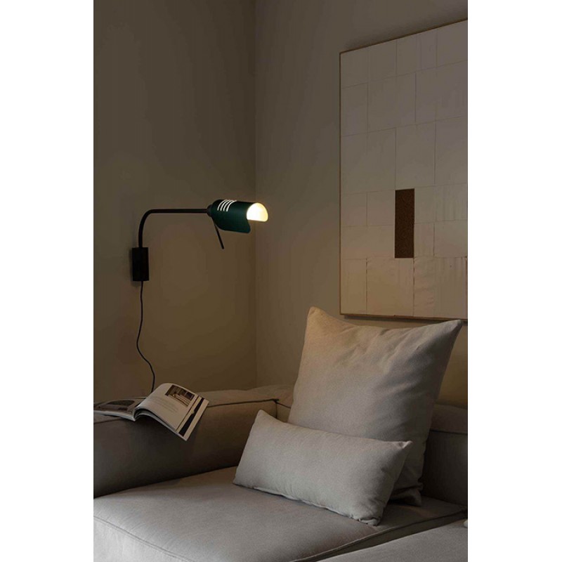 Бра Faro 20040-133 Martinica Wall Light Arm XL Black Screen 1xE27