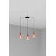 Подвесной светильник Faro 20046-3L Retro 3L Copper pendant lamp