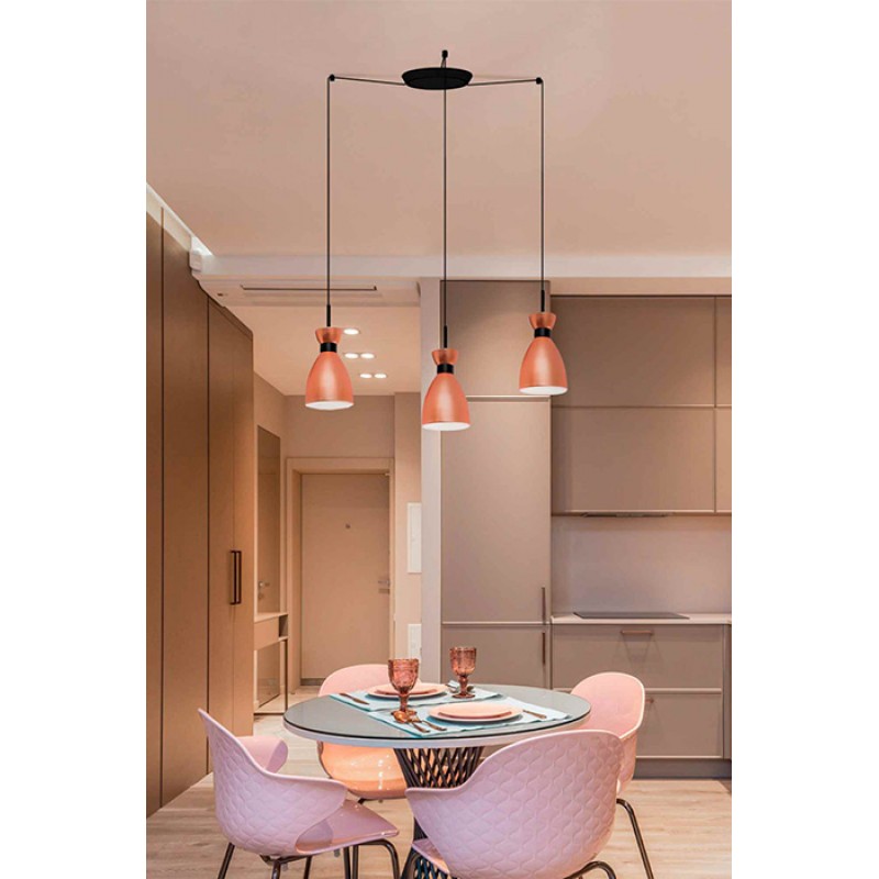 Подвесной светильник Faro 20046-3L Retro 3L Copper pendant lamp