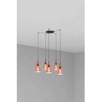 Люстра - Faro 20046-5L Retro 5L Copper pendant lamp