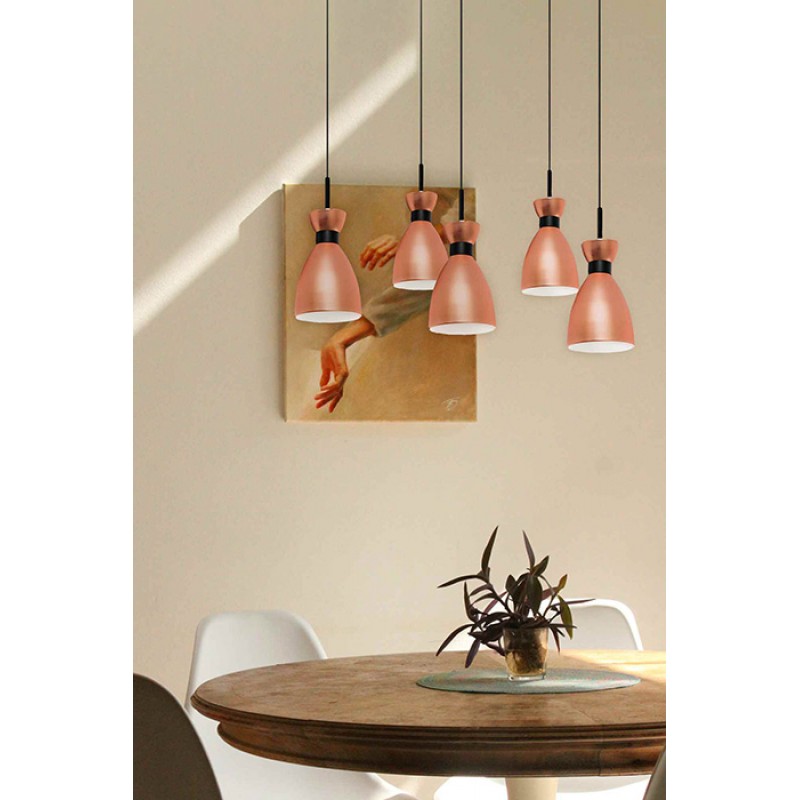 Люстра - Faro 20046-5L Retro 5L Copper pendant lamp