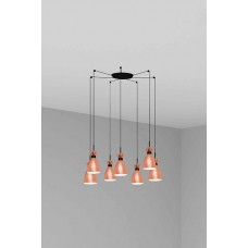 Люстра - Faro 20046-7L Retro 7L Copper pendant lamp