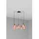 Люстра - Faro 20046-7L Retro 7L Copper pendant lamp