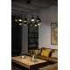 Люстра - Faro 20051 Retro 12L Black and satin gold pendant lamp 12L