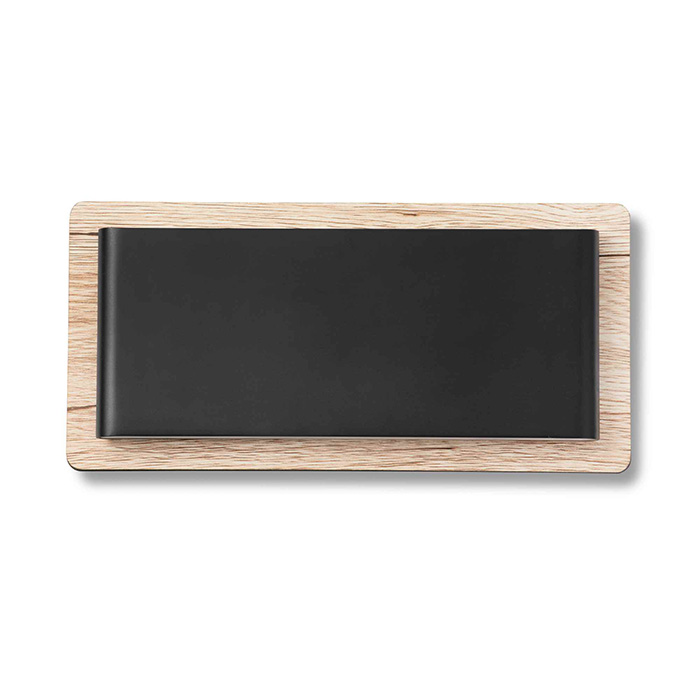Настенный светильник Faro 20061 MOOD RCT Black and wood wall lamp, 3 Вт, 67 лм, 3000K
